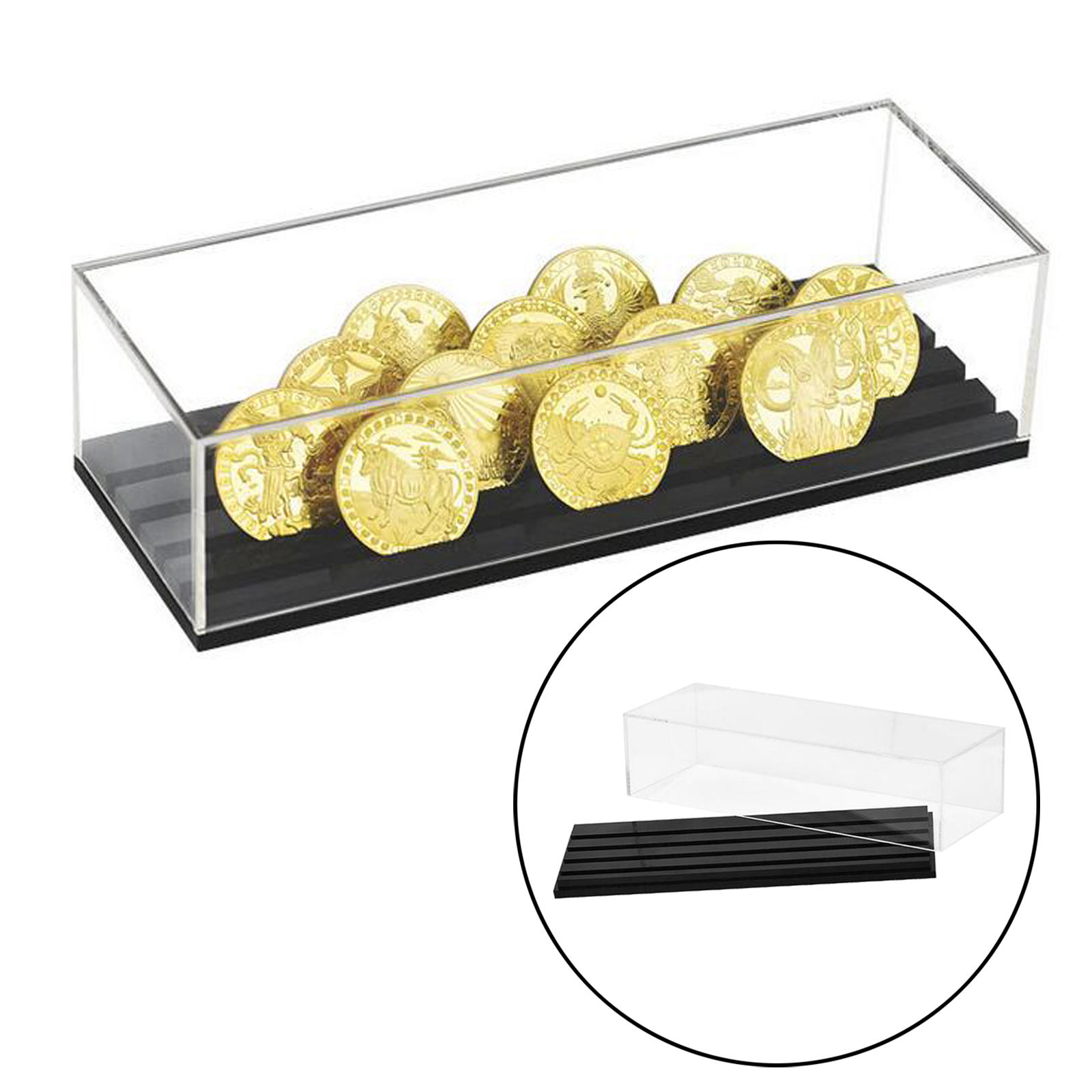  Challenge Coin Display 4 Row Commemorative Coin Display Rack Holder