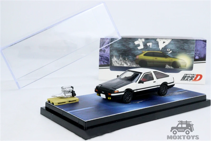 Details about   1/64 Kyosho 1986 TOYOTA SPRINTER TRUENO AE86 SILVER diecast car model Initial D 