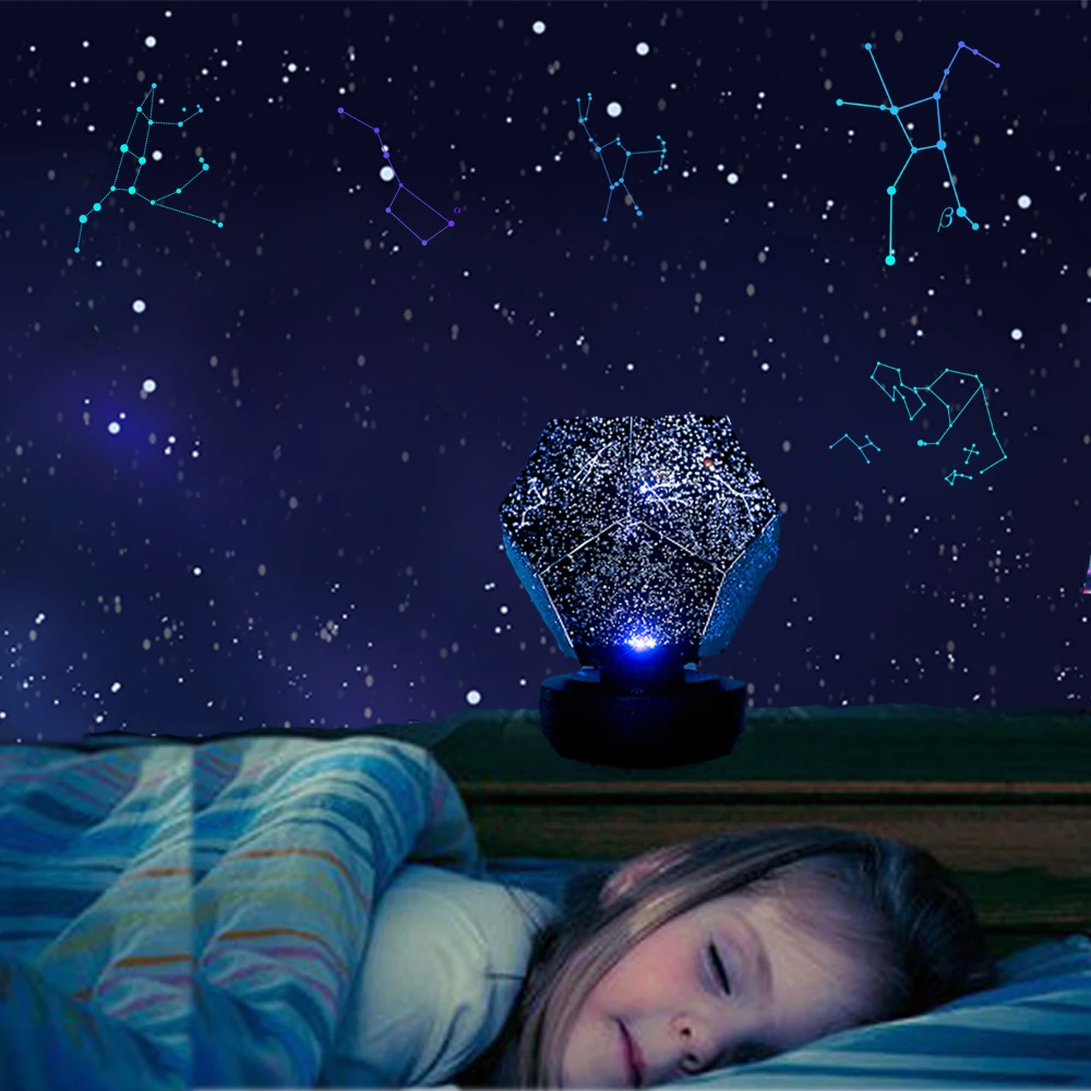 Projector Starry Sky Ceiling Galaxy Star Projector Children's Night Light Baby Star Space Nightlight Child Kids Christmas Gift led night light