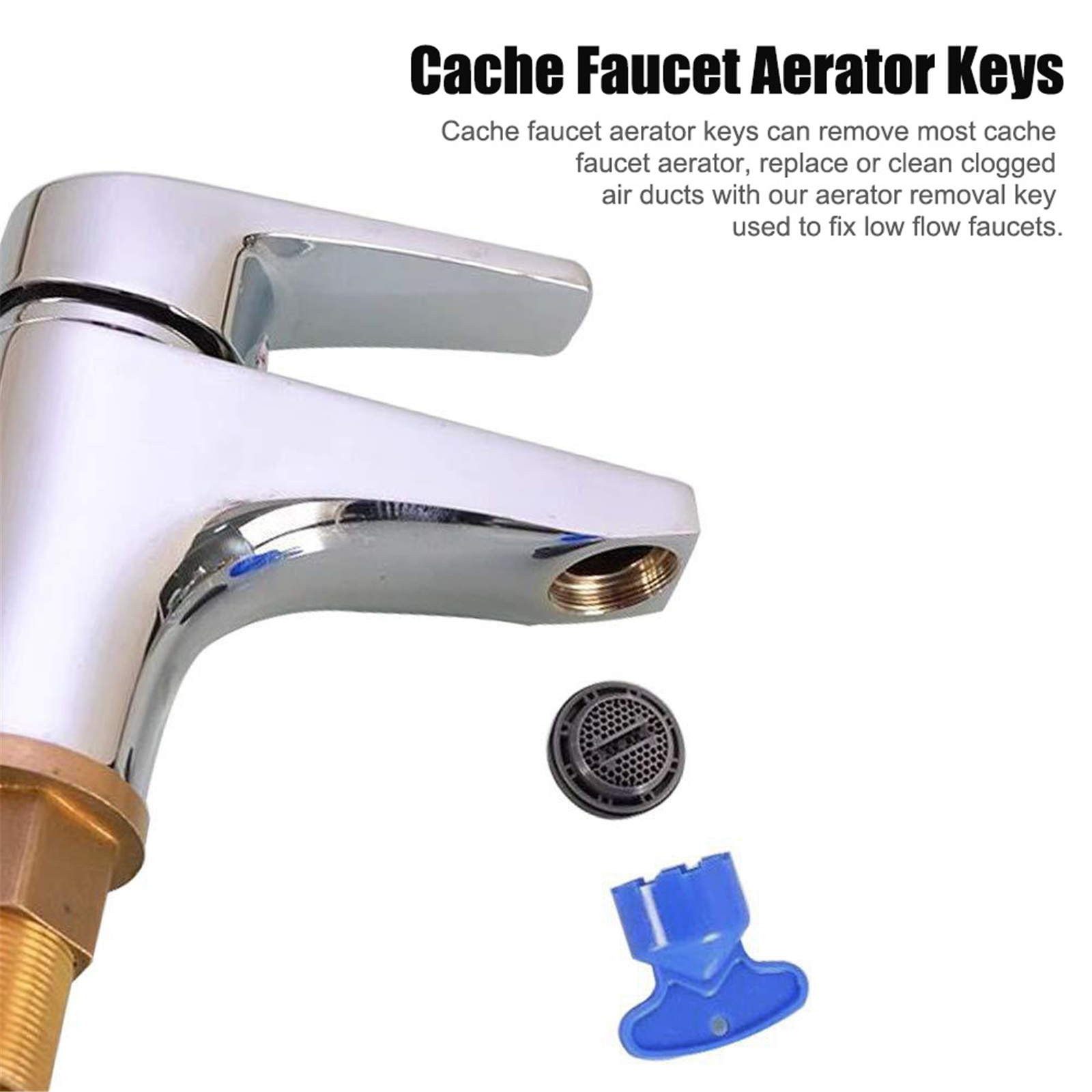 2021 Kitchen Faucets Faucet Aerator Key Removal Wrench Tool With 5