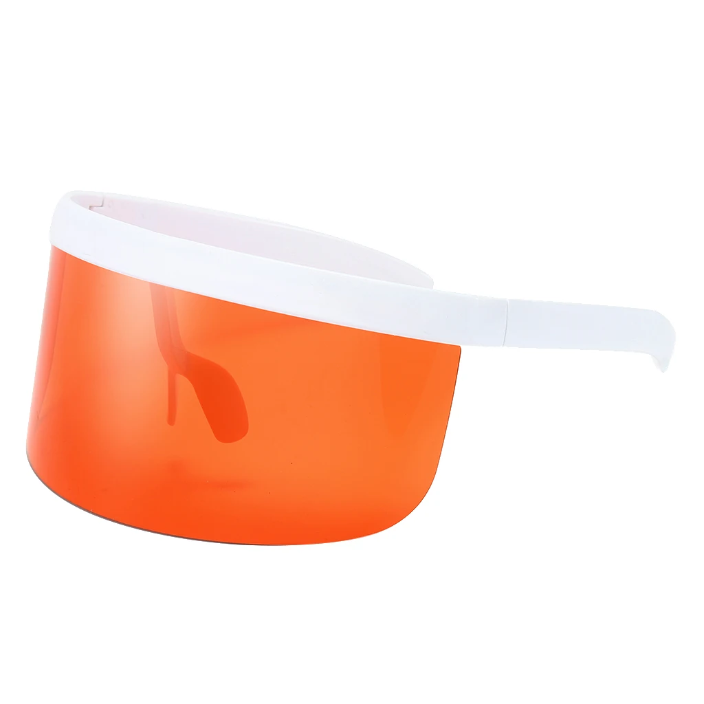 Unisex Face Shield Sunglasses Goggles Guard Mirror Sun Visor Hat Glasses Shades
