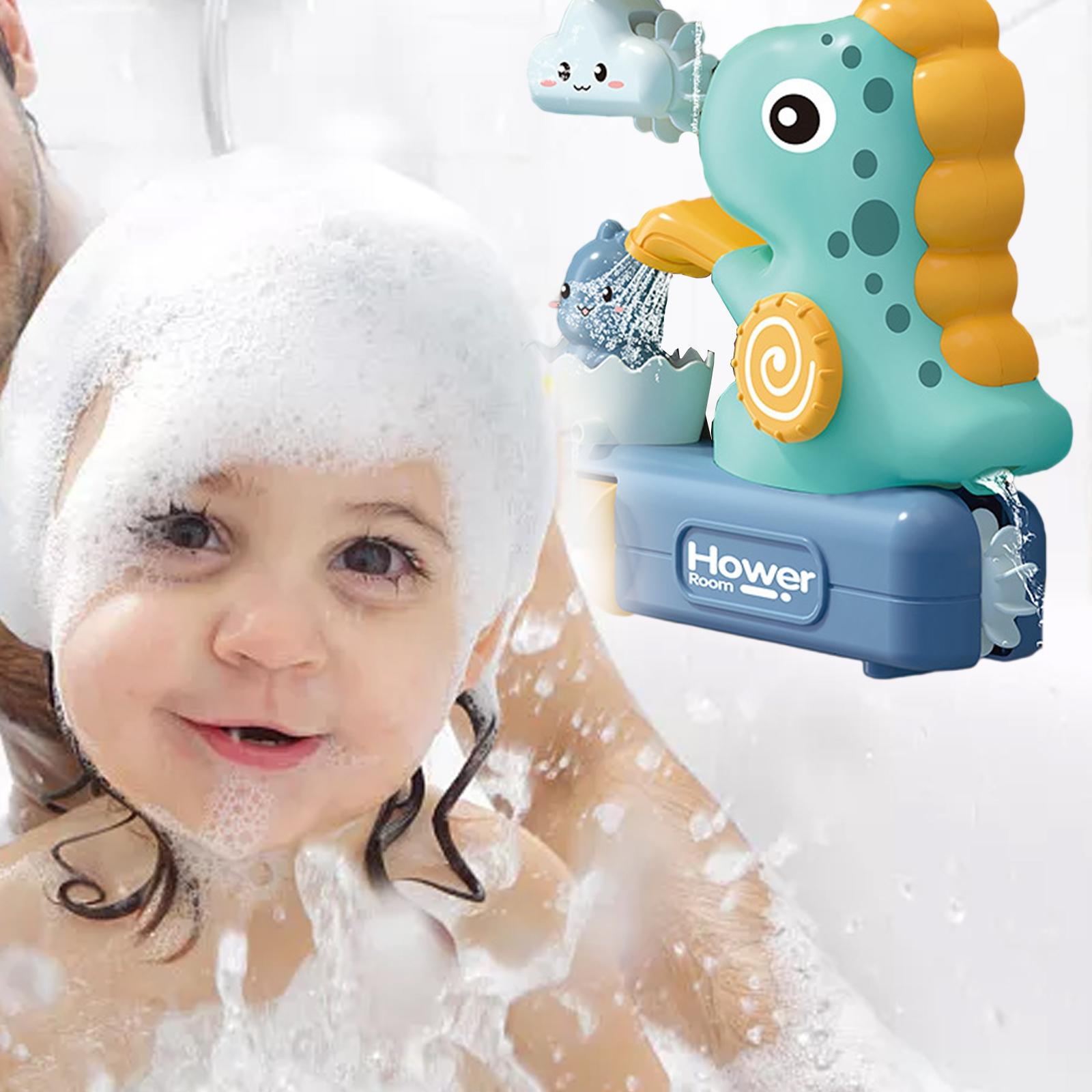 Bath Toys Dinosaur Sensory Development Spray Shower Game Lovely Bathtub Toys for Bathroom Bathing Baby Children Preschool
