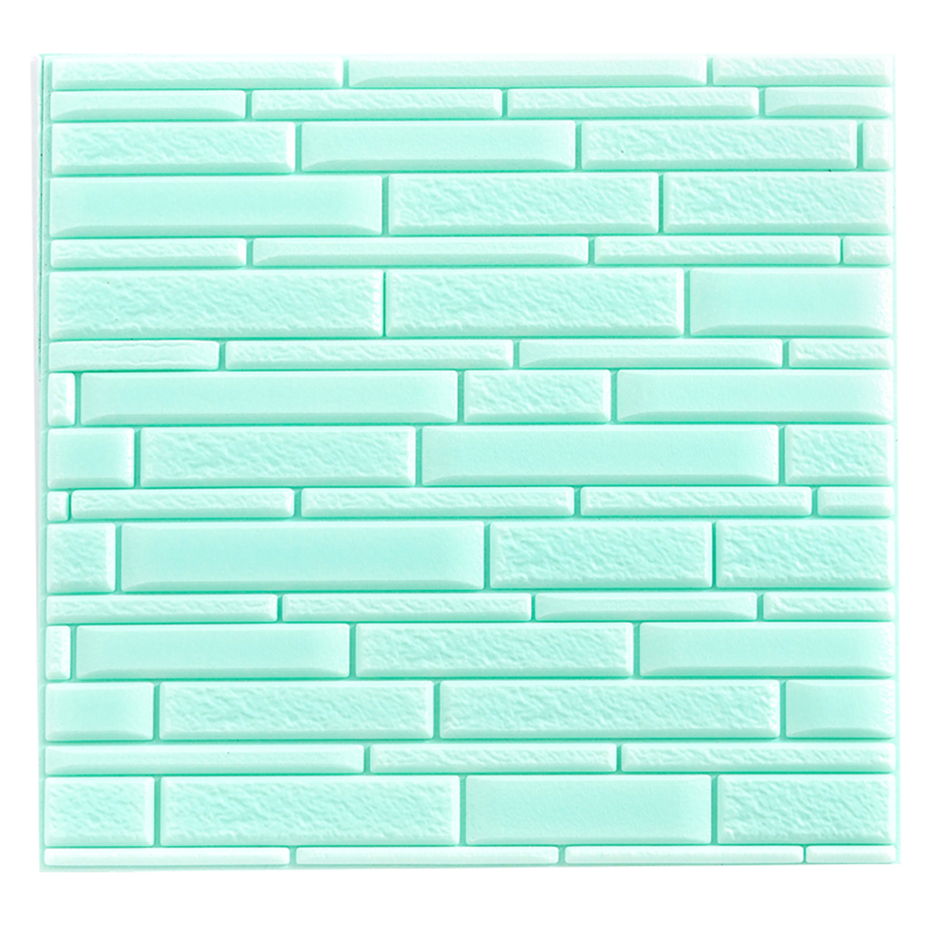 PE Foam 3D Tile Brick Waterproof Panels Wall Sticker Self Adhesive Wallpaper