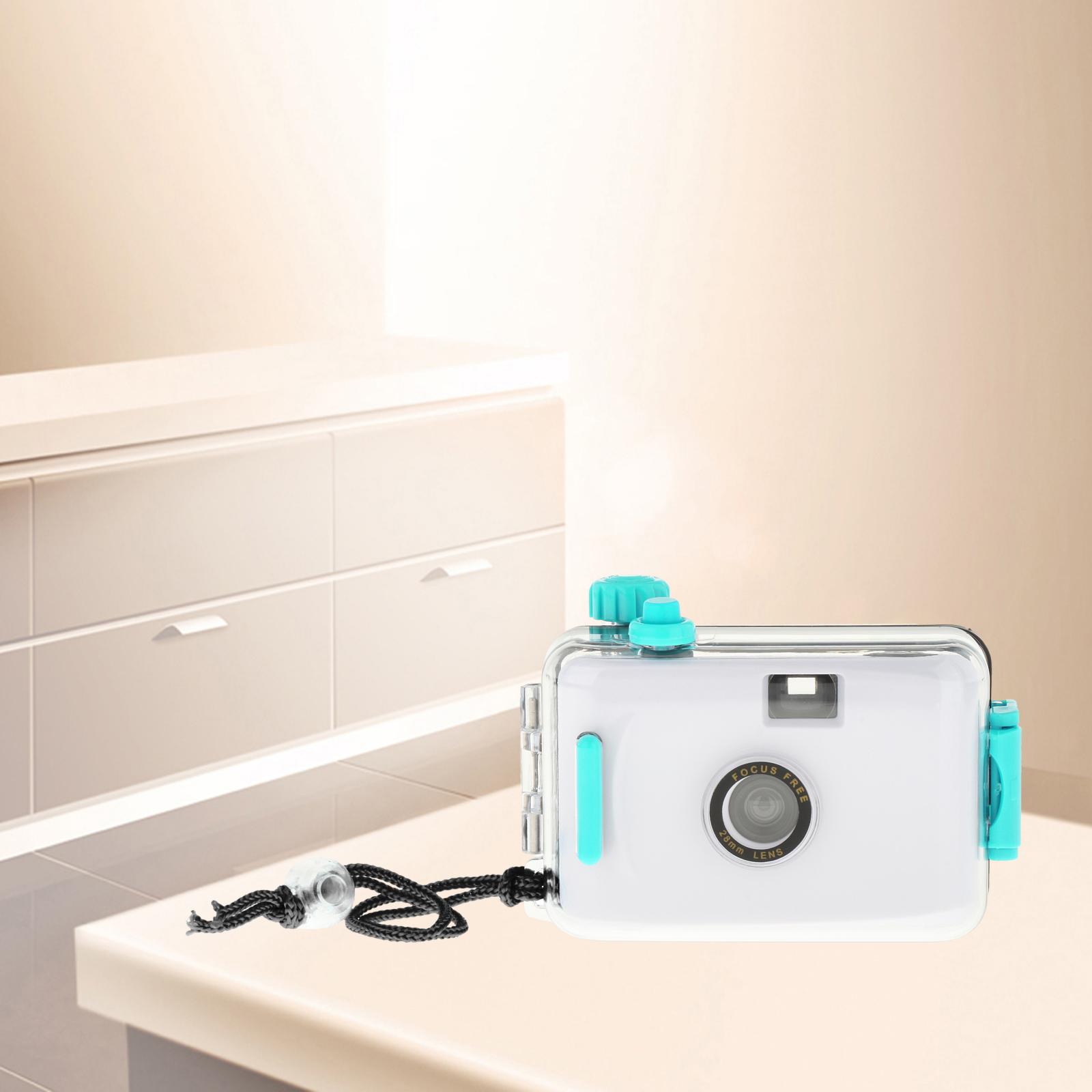 PP Portable Underwater Waterproof Mini Camera Film Camera 35mm Film Accessories Parts for Photography Travel Holiday Activities