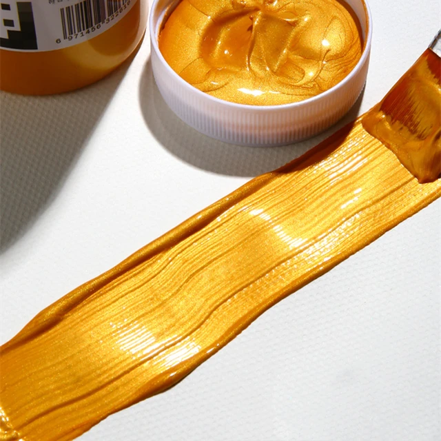 Water-based Environmentally Friendly Gold Leaf Paint, Safe and Tasteless  Gold Paint, Plaque Decoration, Gold Paint 100g/350g/1kg