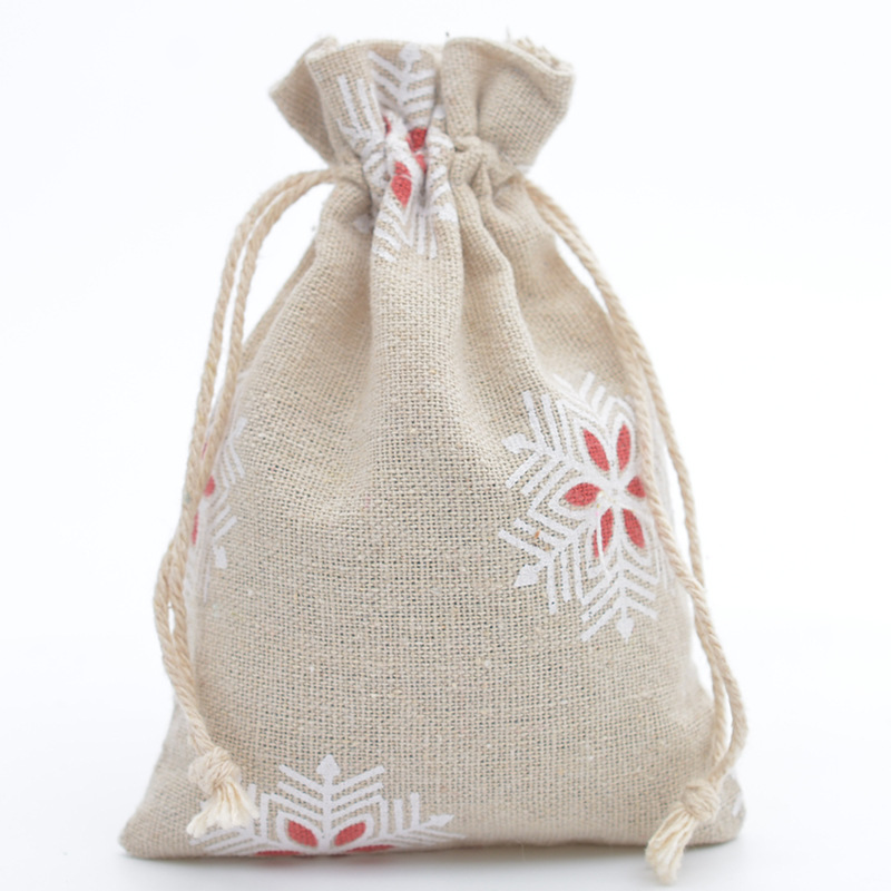 10pc niedlichen Druck wieder verwendbare Baumwolle Linie Tasche Kordel zug Beutel Süßigkeiten Gunst Halter Schmuck Party Geschenke Tasche 10x14cm/13x18cm 29 Farben – Detail 24