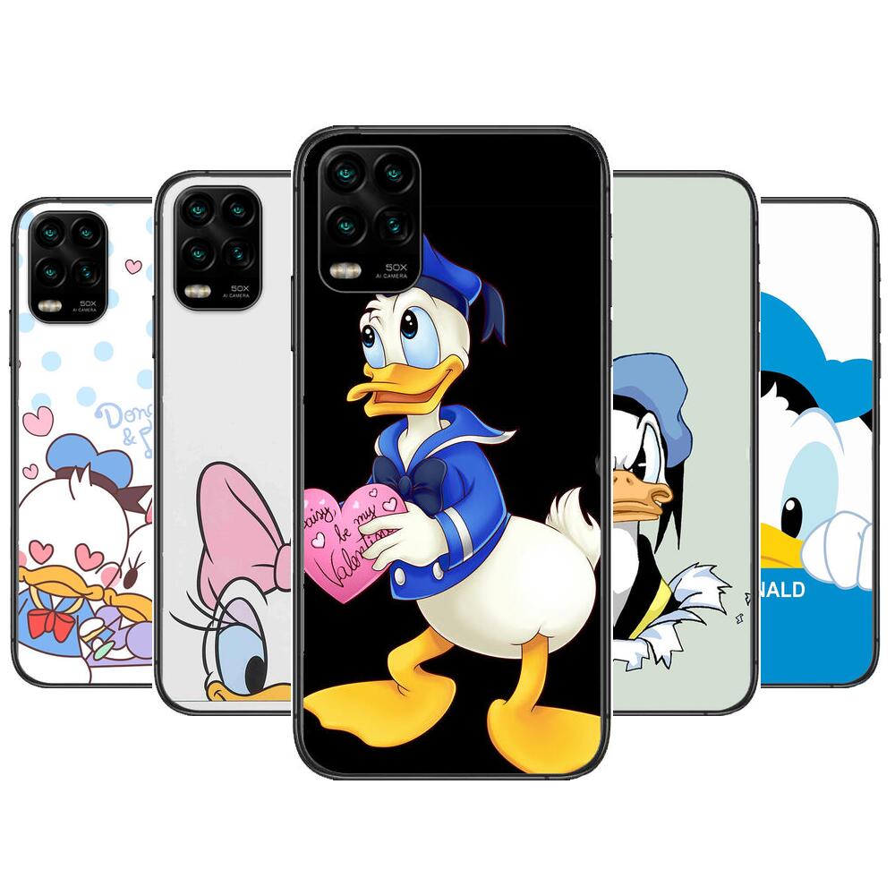 Daisy Love утки из мультфильма, чехол для телефона для XiaoMi Redmi  Примечание 11 10 9S 8 7 6 5 Pro T Y1 аниме черный чехол силиконовый  чехол-бампер с предварительно стиль c | AliExpress