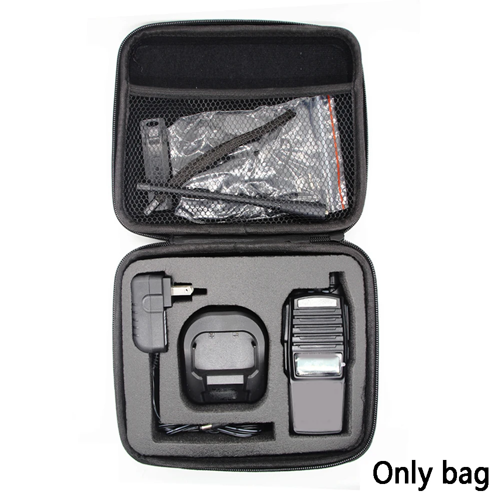 Professional Scratch Proof Storage Box Hand Bag Launch Dustproof Accessories Walkie Talkie Case Portable Radio For Baofeng UV-82 electrician tool bag