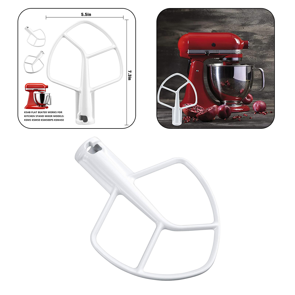 K45B K5AB Coated Flat Beater Paddle PS987906 for 4.5-5 Quart Tilt-Head Stand Mixer KSM90 KSM103