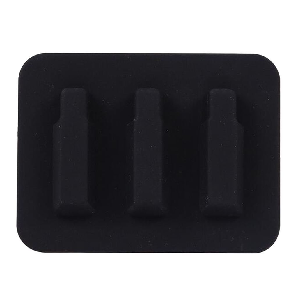 7.5x6cm Black Guitar Silencer Guitar Mute Pad for Acoustic Electric Guitar