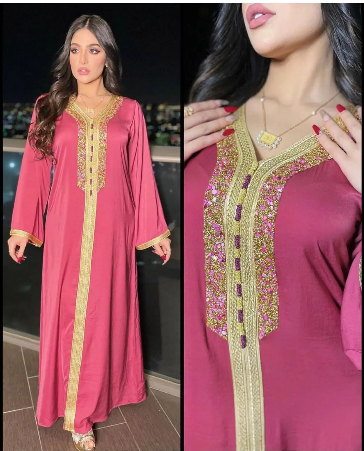 Eid Mubarak Abaya Dubai Turkey Muslim Hijab Dress Abayas for Women African India Maxi Dresses Islam Caftan Moroccan Kaftan Robe