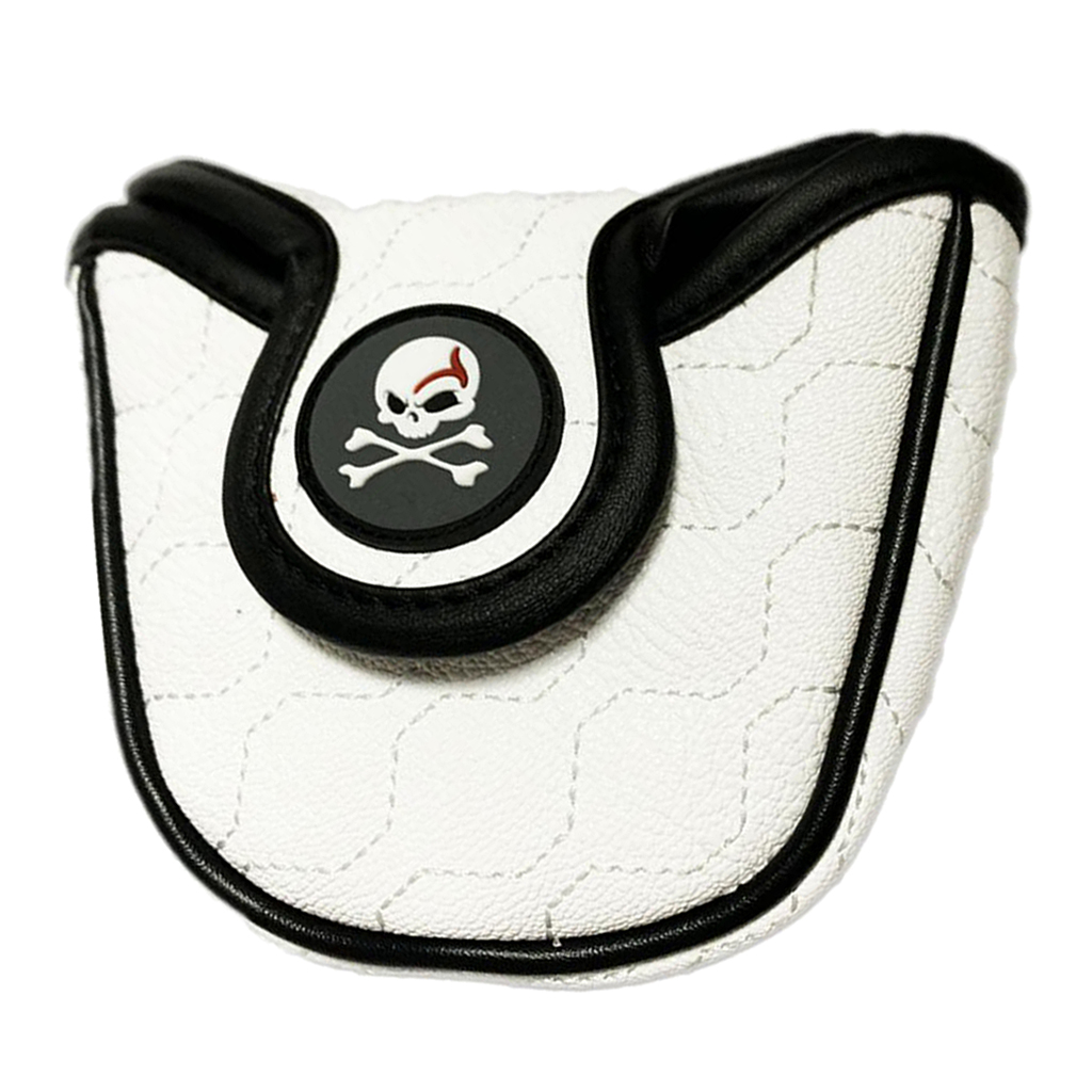 Golf Putters Headcover Skull Club Mallet Putter Head Cover Protector Replacement