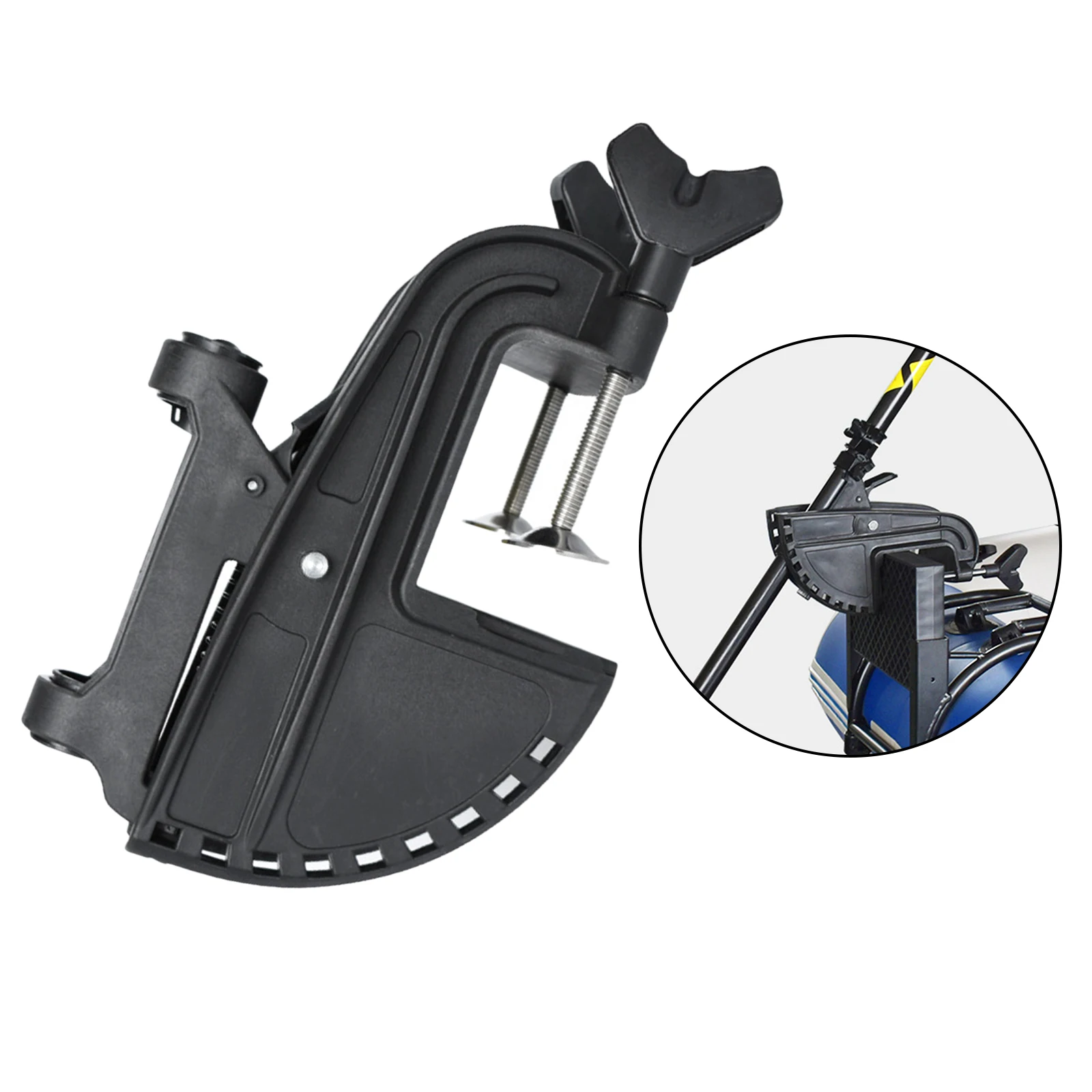Electric Trolling Motor Stent Electric Outboard Motor Stent Bracket Hinge Assembly Mounting for Boat, Kayaks, Canoe, Rafts