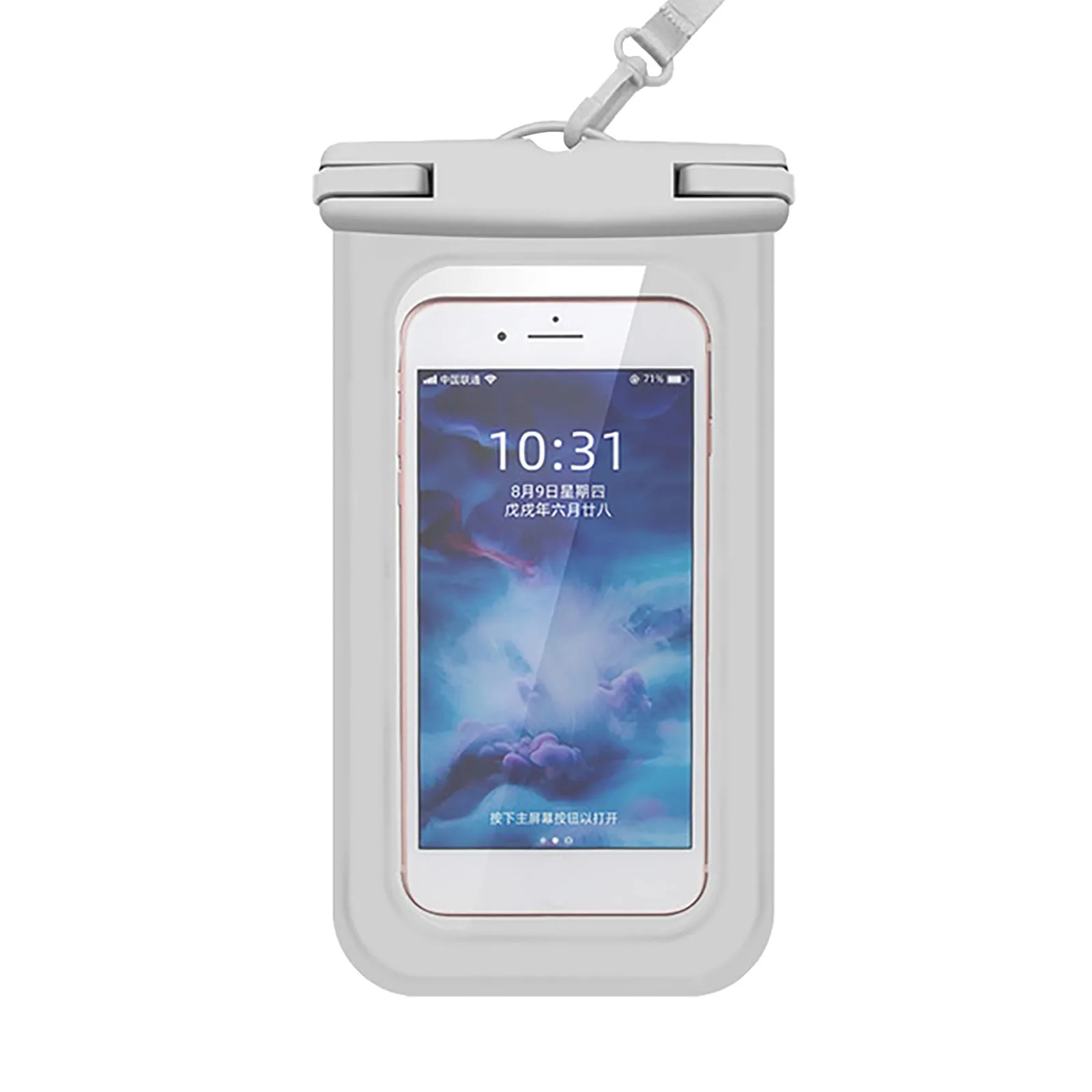 Westeng Universal Waterproof Case Dry Bag Pouch Underwater For Andriod Mobile Phone Eco-Friendly Dust Proof Touch Responsive Case 