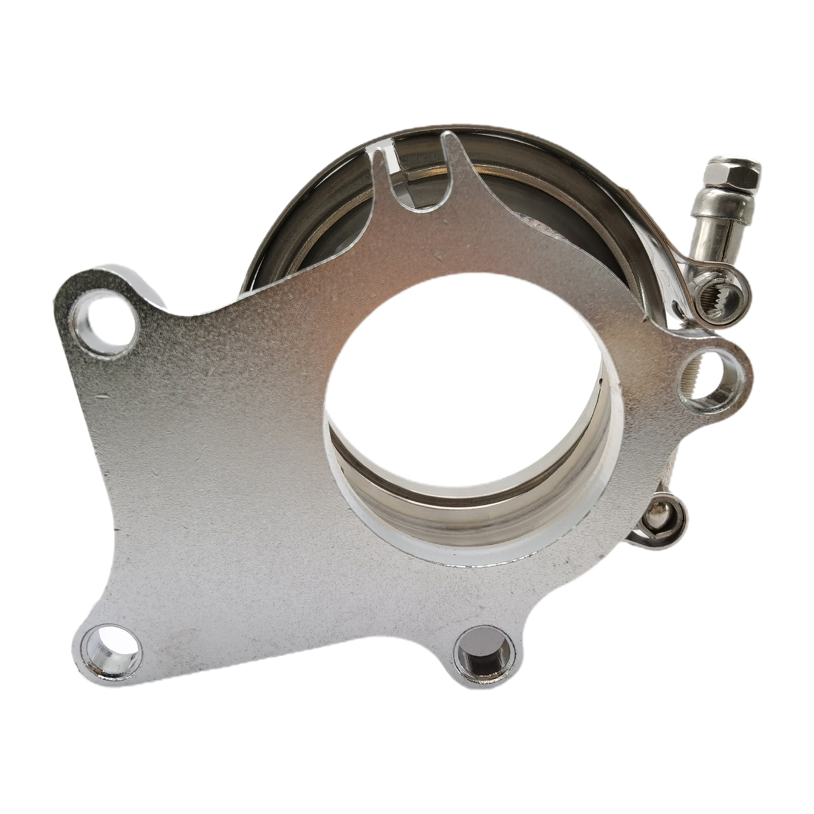 T3 T3/T4 5 Turbo Downpipe Exhaust Flange to 3in V-Band Conversion Adaptor