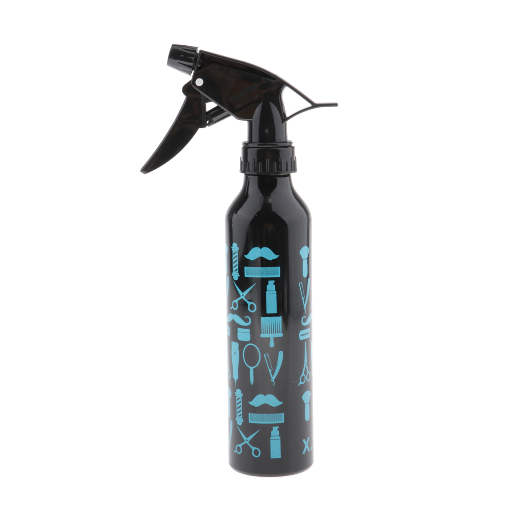 300ml Hair Spray Bottle, Aluminum Pump Bottle Sprayer Hairdressing Tattoo Water Soap Storage Bottle Vial