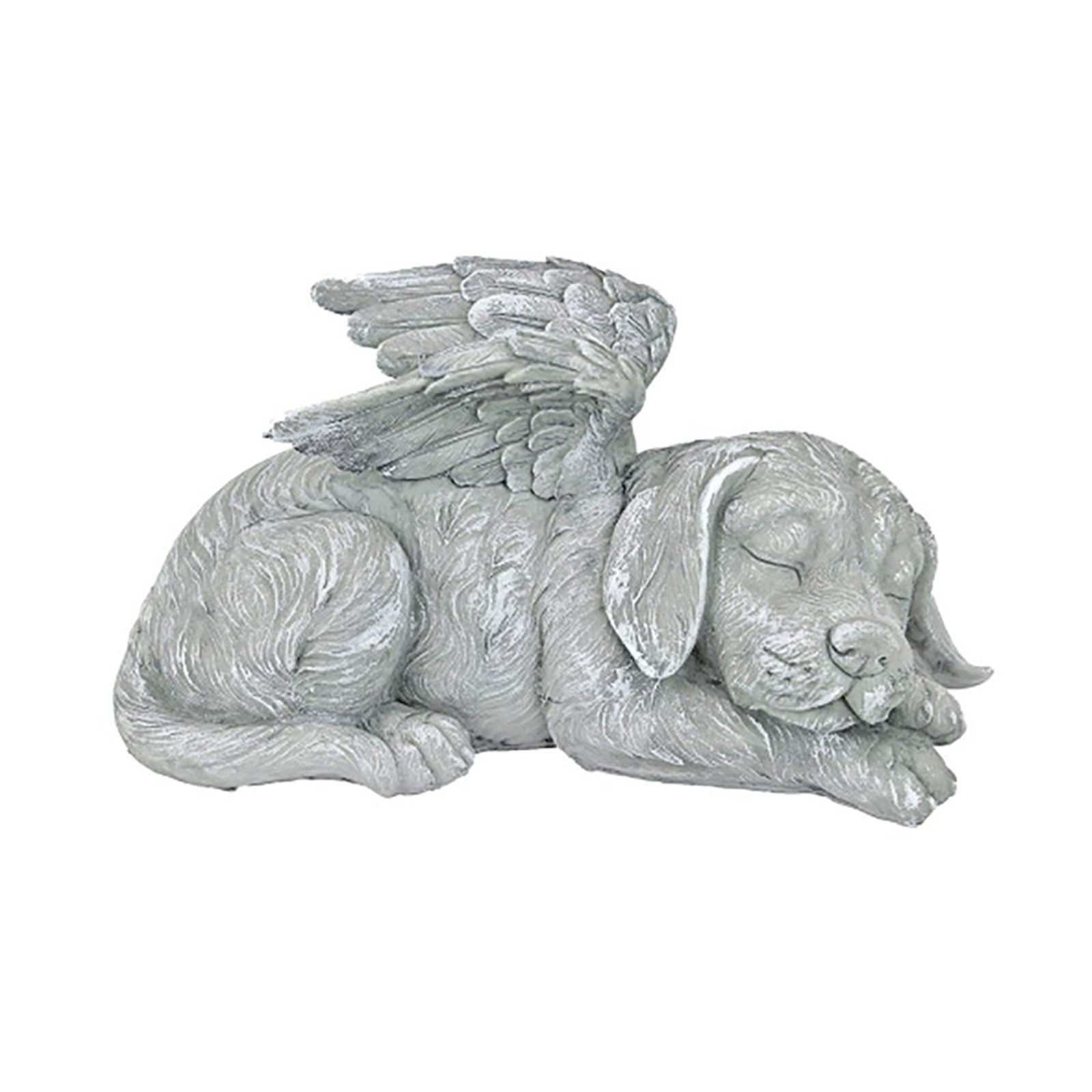 dog angel statues garden