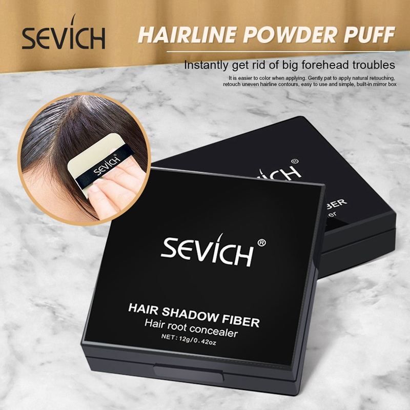 Best of Sevich Instantly Water Proof Hair Line Powder In Hair Color Edge Control Hair Line Shadow Makeup Hair Concealer Root Cover Up Reviews & Tips - Image 2