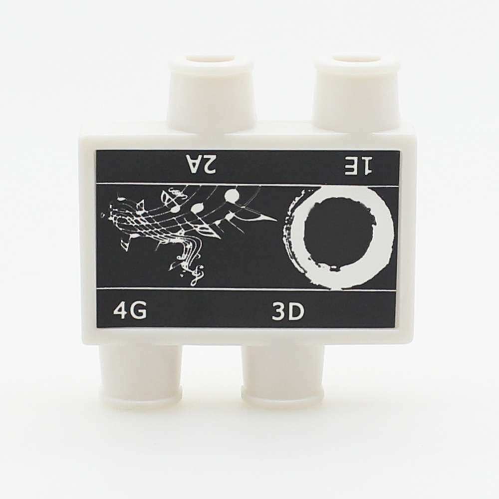 Tooyful Portable Durable 4 Notes Pitch Pipe Box E/A/D/G Tuner for Violin Practicing Accessory White