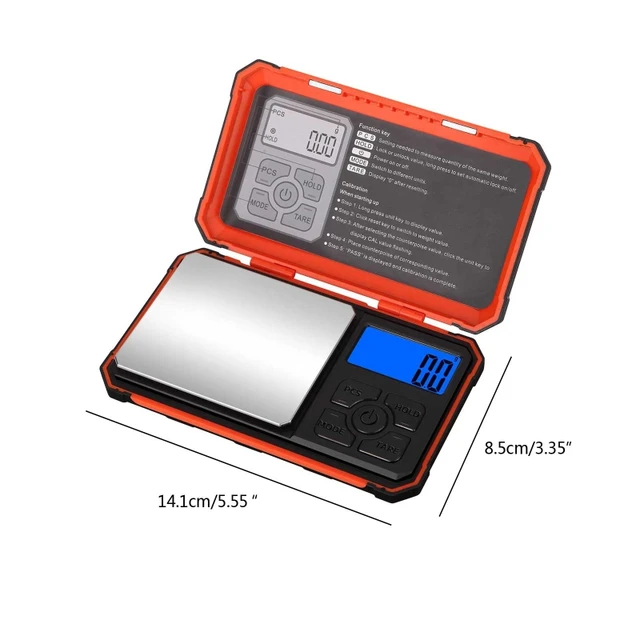 5 Types Digital Pocket Scale with 7 Units oz ozt dwt gn Mini Scale Gram  Portable Travel Food Scale 0.1/0.01g - AliExpress