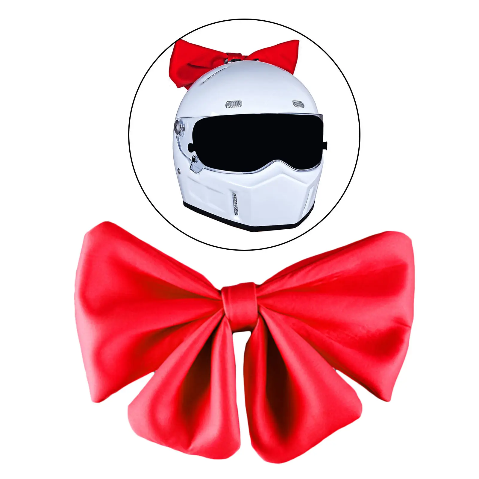 Motorcycle Helmet Decor Women Girl Hair Accessory for Motor Helmet Decoration Car Styling Gifts