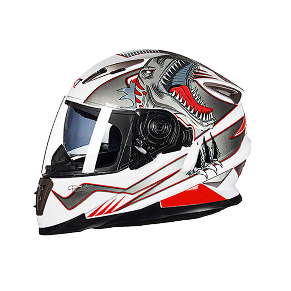 Double Lens Motorcycle Motorcoss Full Face Helmet Riding Helmets