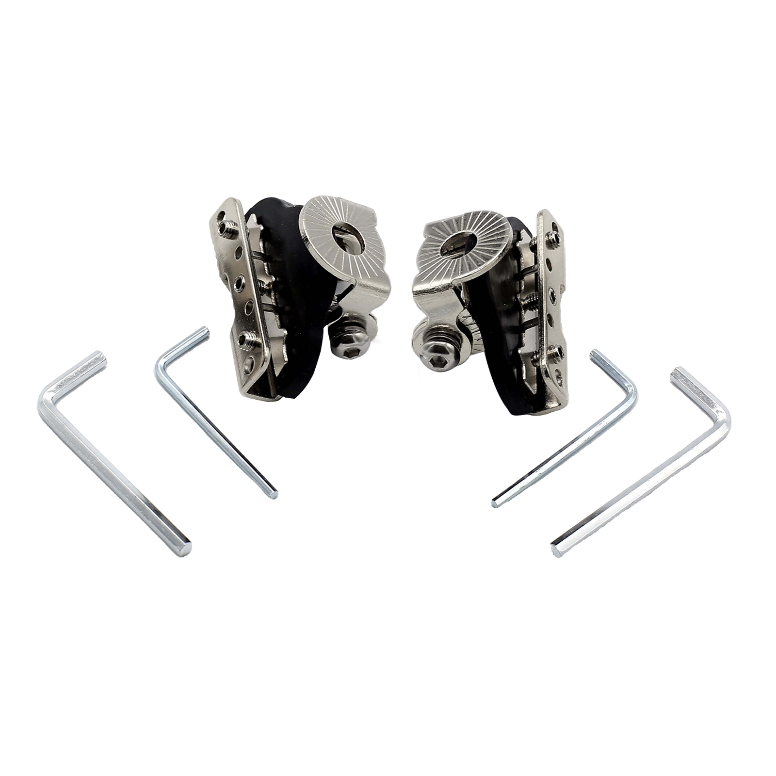 2 Pieces Stainless Steel Universal Car LED Work Light Bar Mounting Bracket Holder, Simple Installation