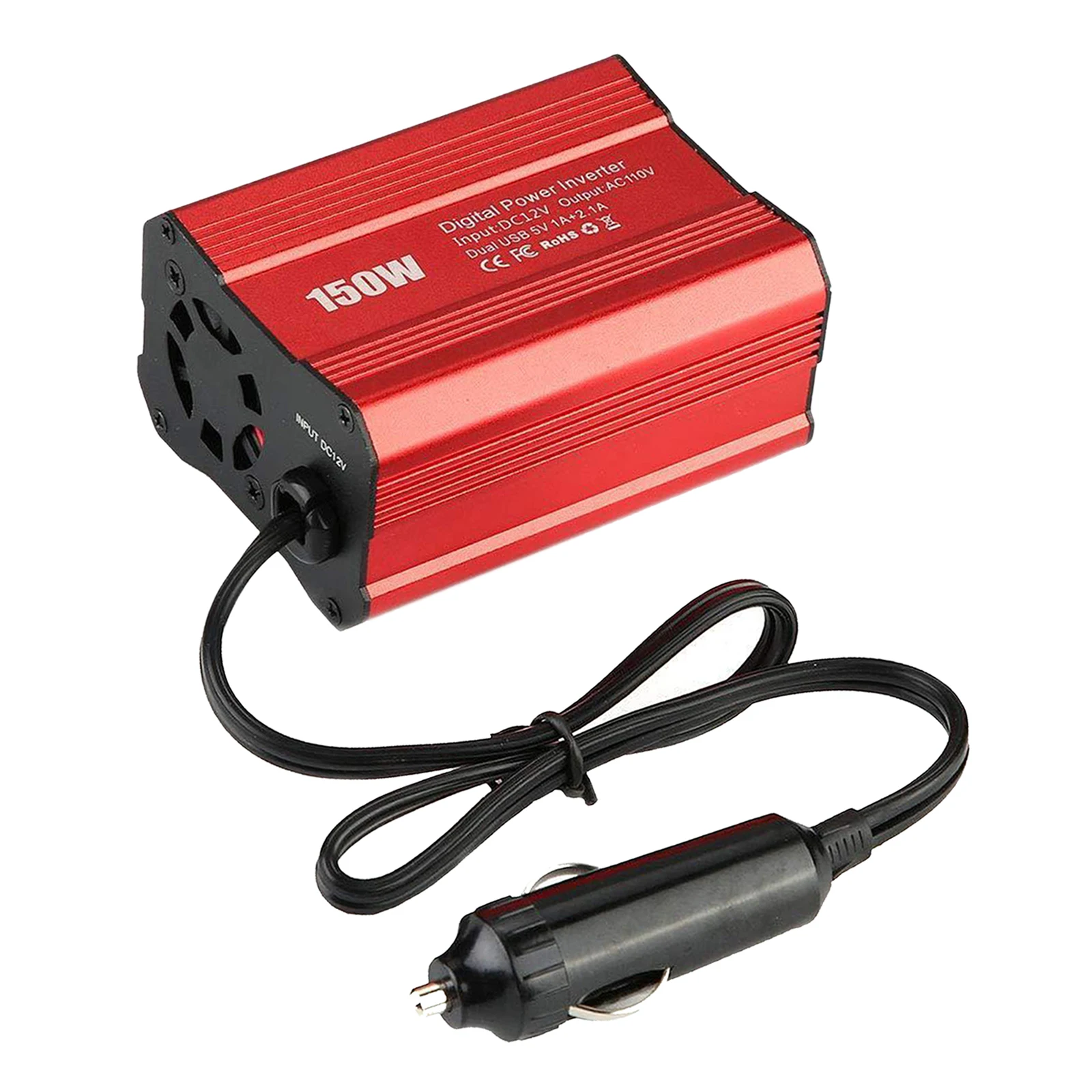 150W Car Power Inverter inversor DC 12V To AC 110V/220V 2.1A Dual USB Ports Car Charger Adapters