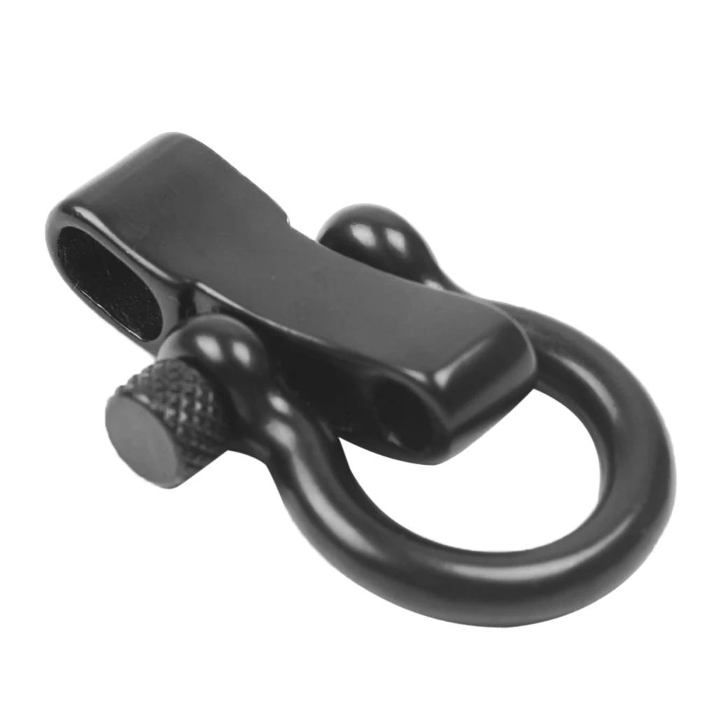 Bow Shackle For Paracord Bracelets, Premium Stainless Steel Metal Clasp, Durable And Sturdy