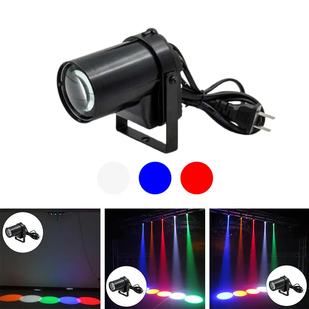 Mini Beam Light Disco Ball Lights High Bright Performance Light Pinspot Light for Club Party Dance Floor Family Gathering Decor