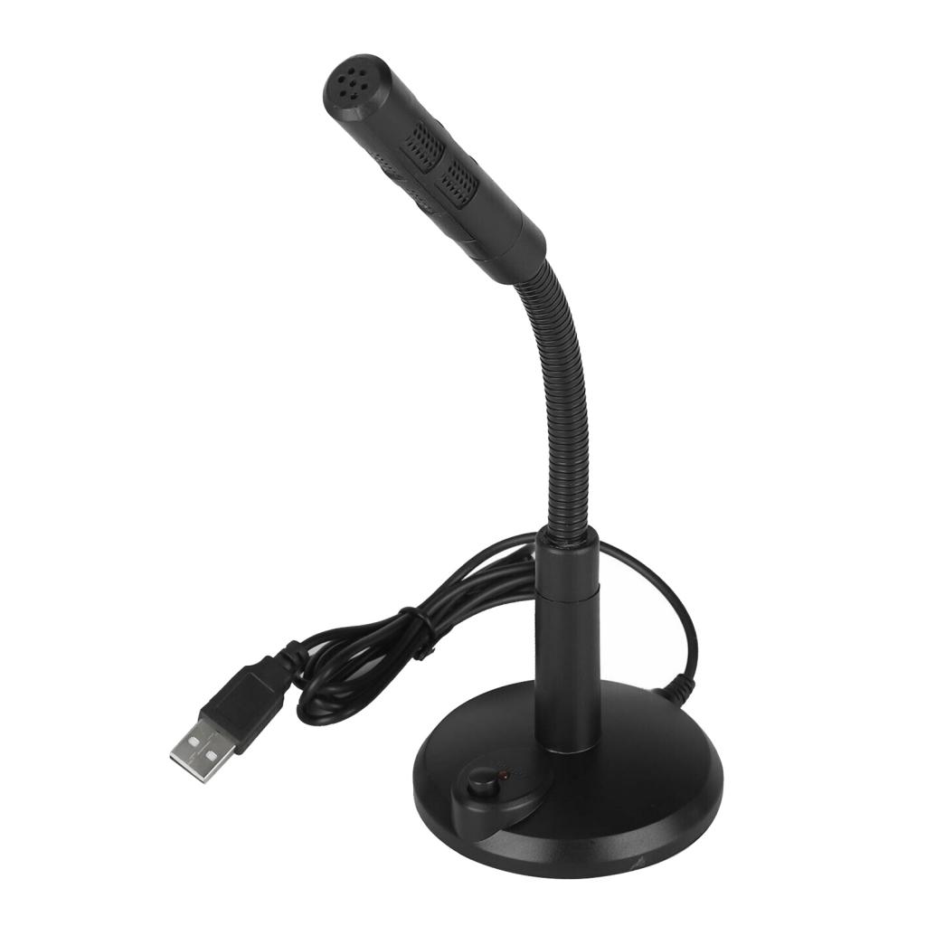 USB Computer Microphone Noise Canceling Voice Recording Mic for PC Laptop Internet Voice Chat