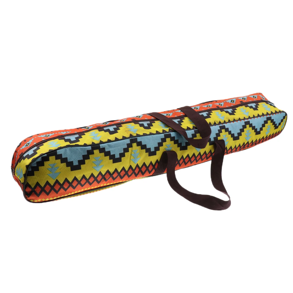 Canopy Tent Pole Rod Trekking Stick Storage Bag Canopy Fishing Rod Protection Carrier Pouch with Chinese Traditional Pattern