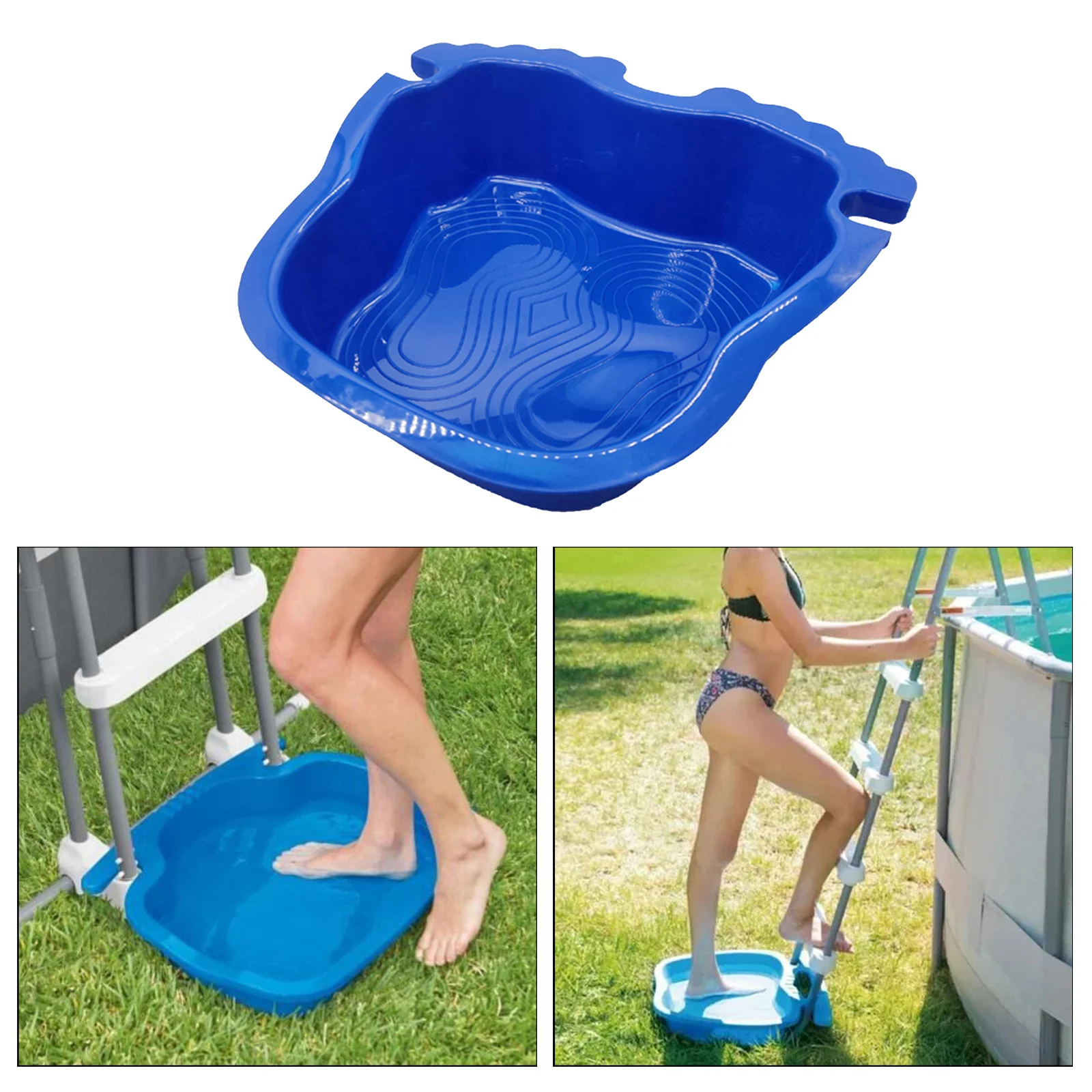 Pool Foot Bath Tray Swimming Pool Spa Pool Foot Bath Tray Foot Soaking Bath Basin for In Ground and Above Ground Pools and Spas