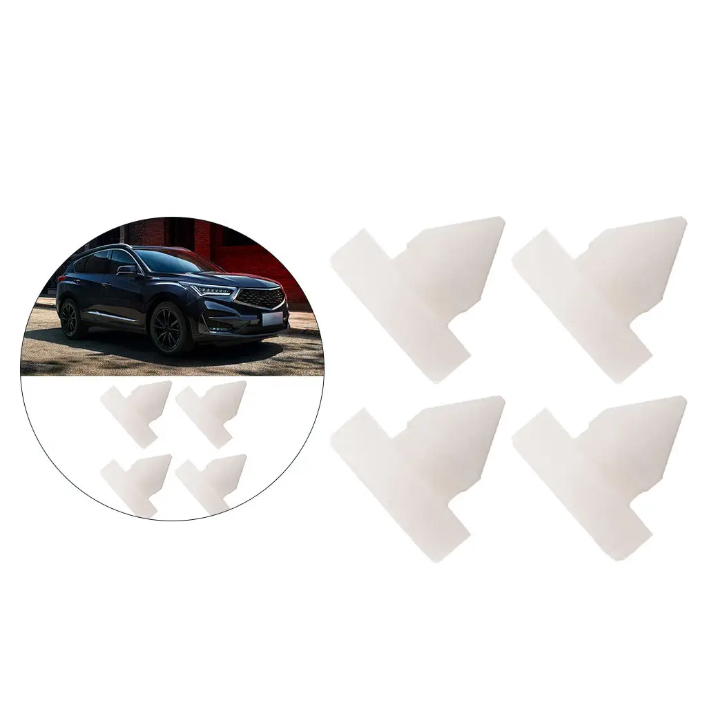 4x Brake Clutch Pedal Stop Pad Car Supplies Auto Parts White Stopper Pad Fit for Honda Accord 46505-SA5-000 Accessories 1010791
