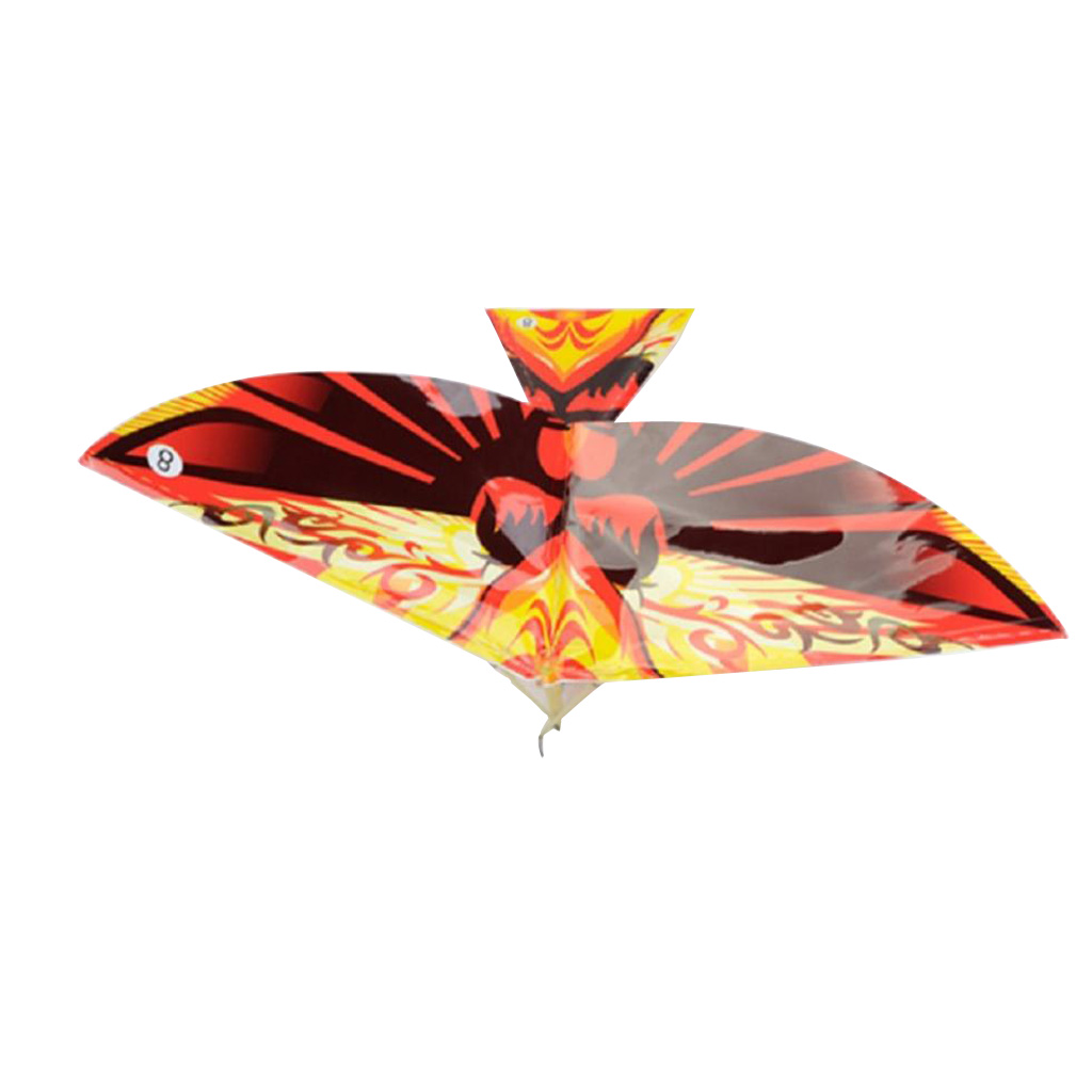 and Elastic Powered Wind Up Ornithopter Bird Model Kite Children's Toys