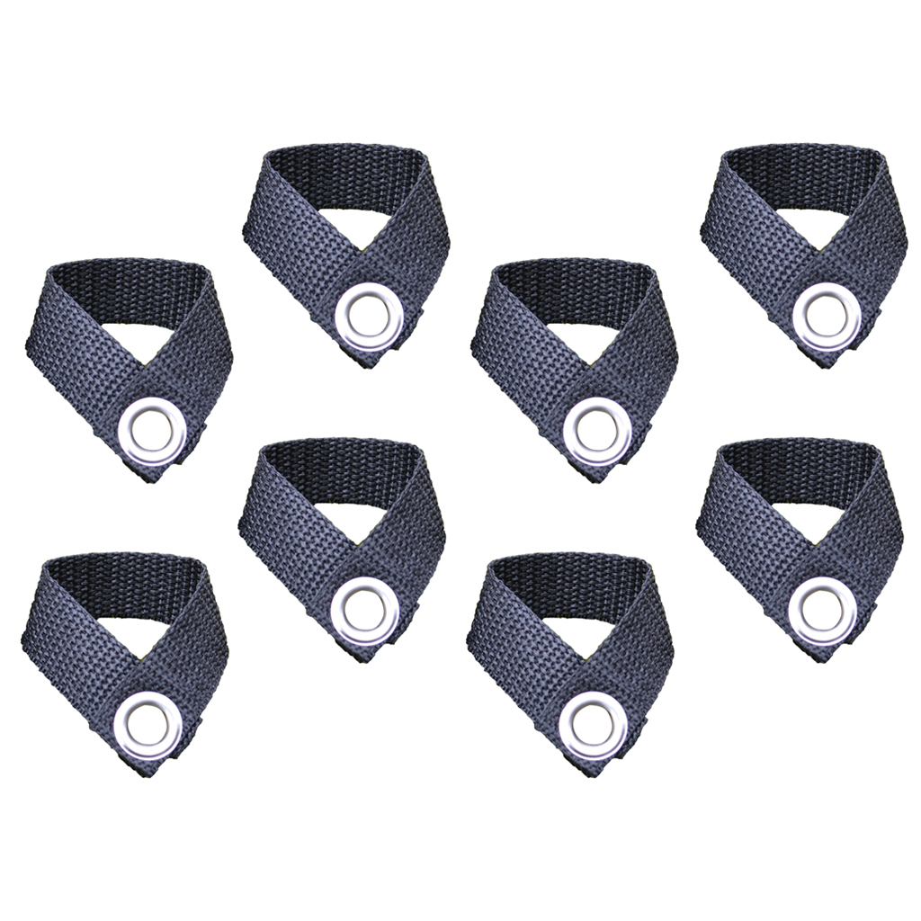 Set of 8 Canopy Rod Fixed Buckle Camping Tent Nail Fixing Buckles Canopy Pole Holder Outdoor Fishing Canopy Pole Fixing Buckle