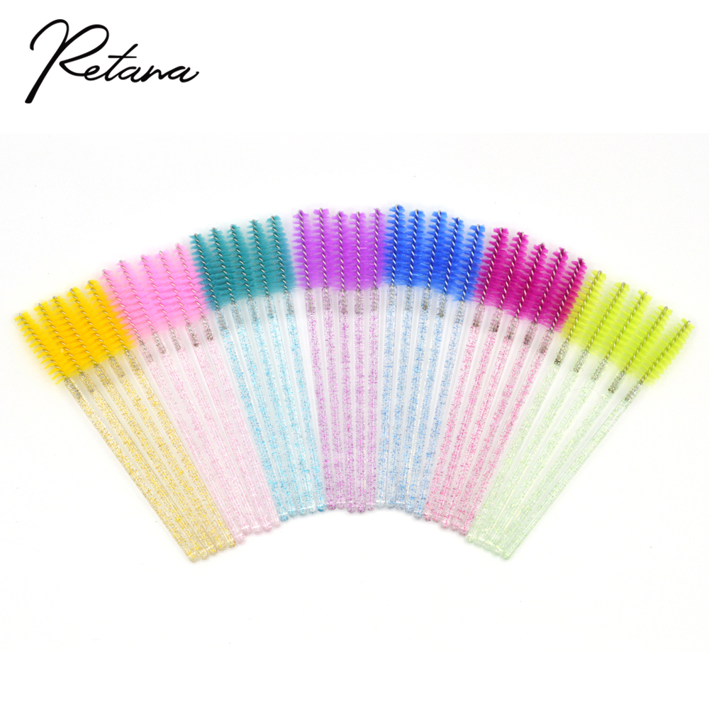 Best of 50 Shiny Disposable Eyelash Applicators Eyelash Brush Mascara Applicator Eyebrow Brush Comb Wand Wire Brush Makeup Brush Reviews & Tips