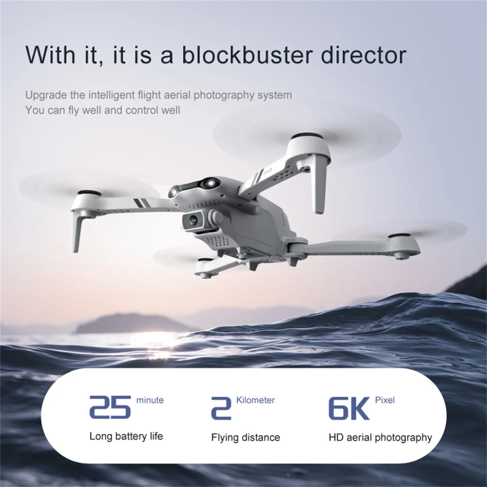 2021 New F10 Drone Gps 4g/5g Wifi Live Video Fpv Quadcopter 25min 2km Long Distance Foldable Photography Drone With 4k Hd Camera underwater drone camera