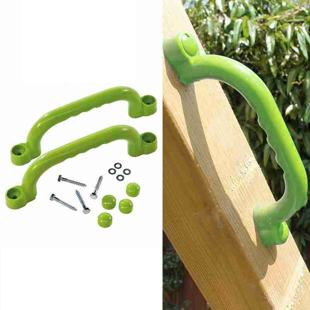 2pcs Playground Handles Swing Set Accessories Climbing Frame Hand Grip Bars 250mm