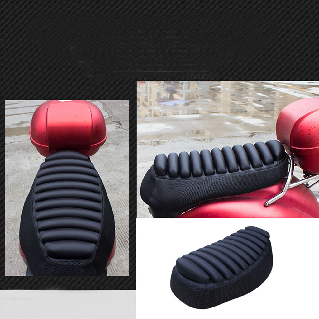 Motorcycle Comfort Seat Cushion Tourtecs Air Fillable Motorbike  Cover