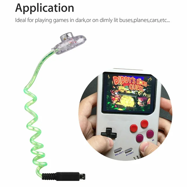 ゲームボーイ用のミニポケットゲームコンソール,照明付きの小型 