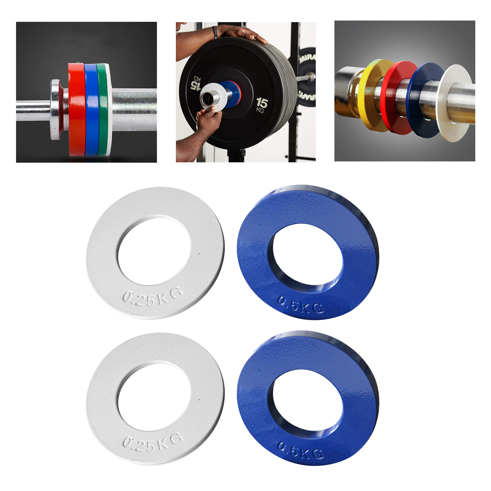 2'' Steel Fractional Olympic Plates Incremental Micro Weight Plate Discs Gym