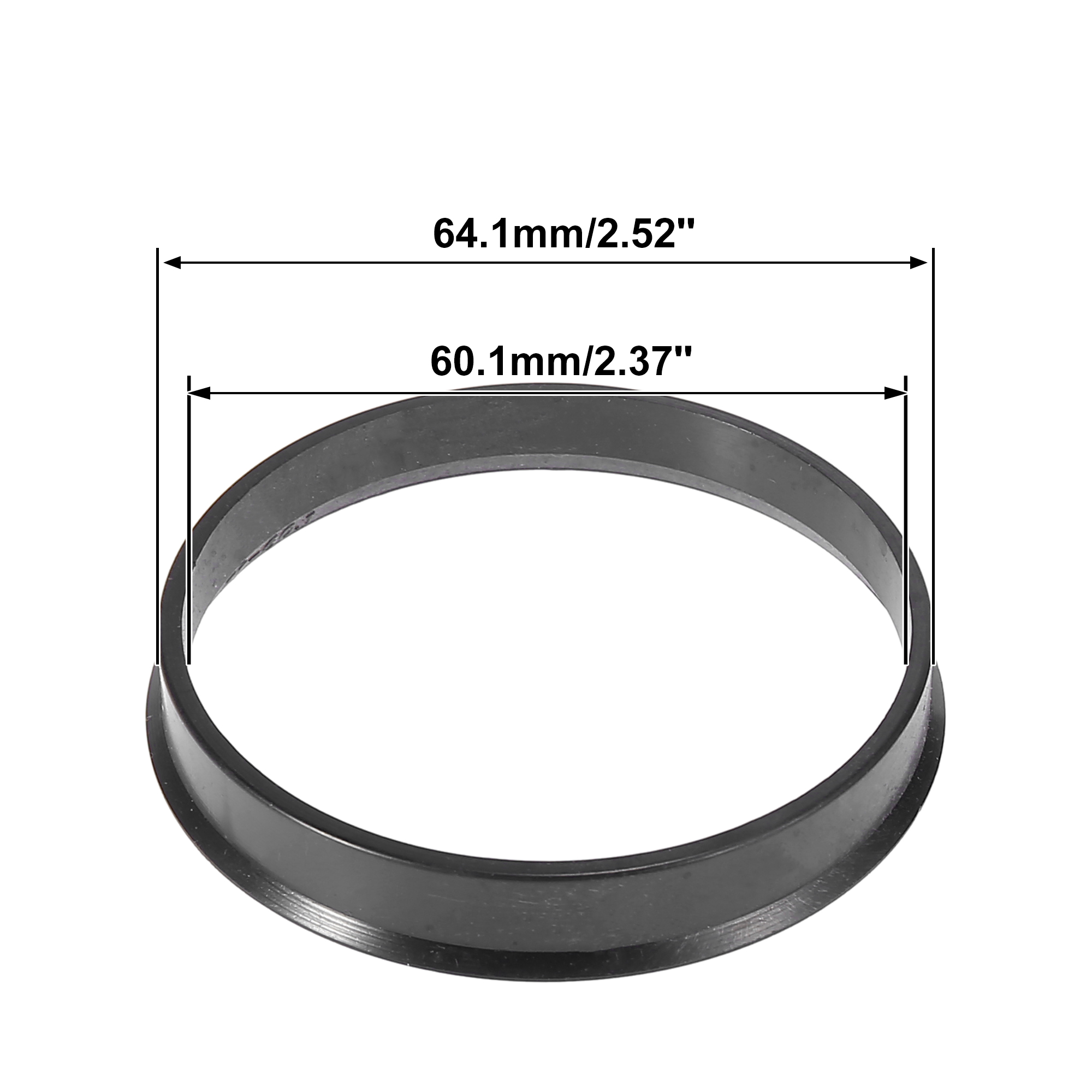 Uxcell Kunststoff 60,1mm bis 64,1mm Auto Naben zentrierte Ringe Rad bohrung Mittel abstand halter – Detail 2