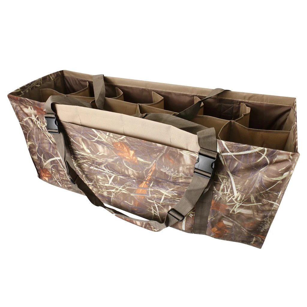 12 Slot Duck Decoy Bag With Adjustable Shoulder Strap for Outdoor Hunting