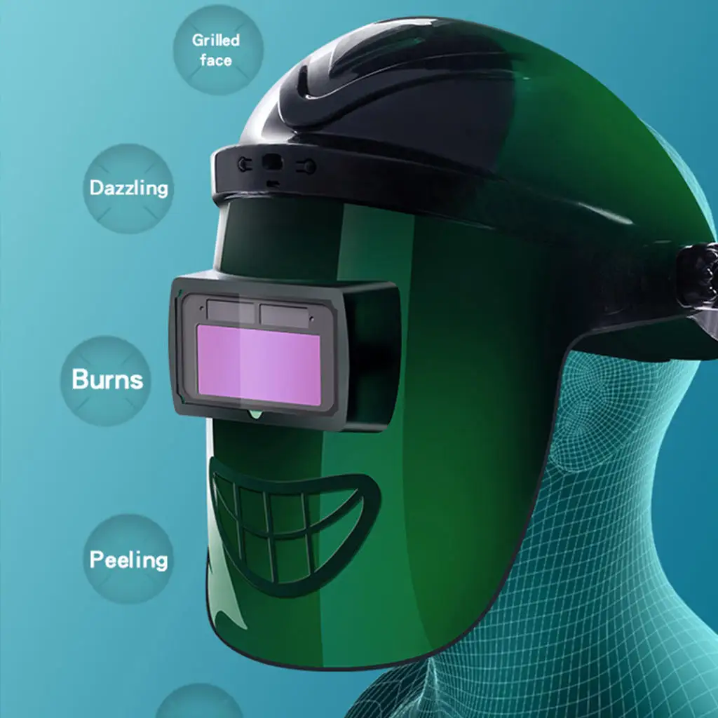 Size Adjustment Solar Auto Darkening Welding Helmet External LED Light Welding Mask Helmet Hood Welder Glasses