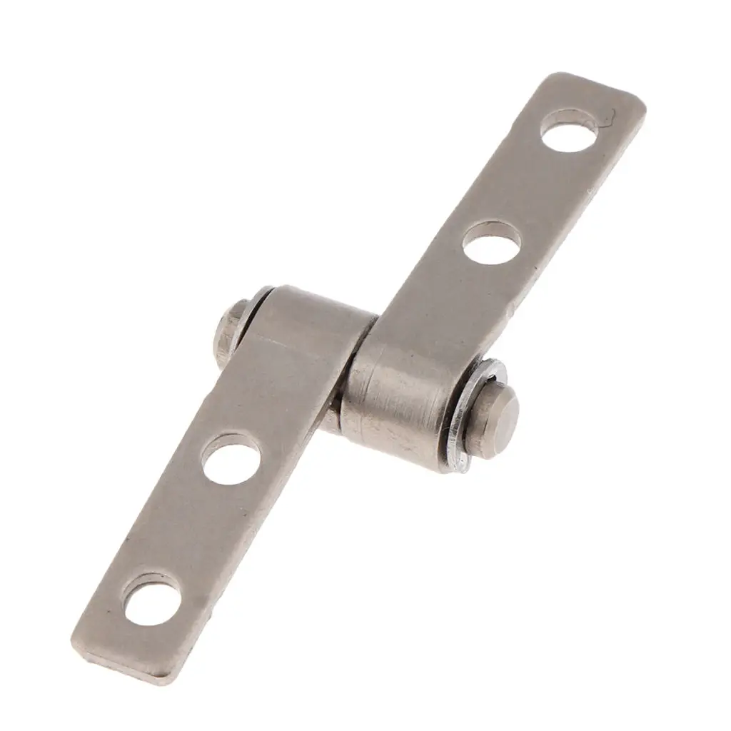 Torque Type Friction Positioning Hinge Silver 3.3mm Hole 0.1N 4-hole Right