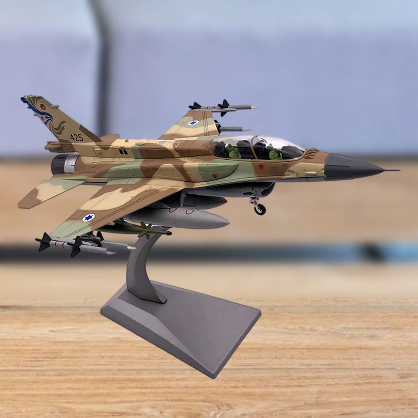 1:72 Aircraft Model F-16I Fighting Falcon Fighter Aircraft for Birthday