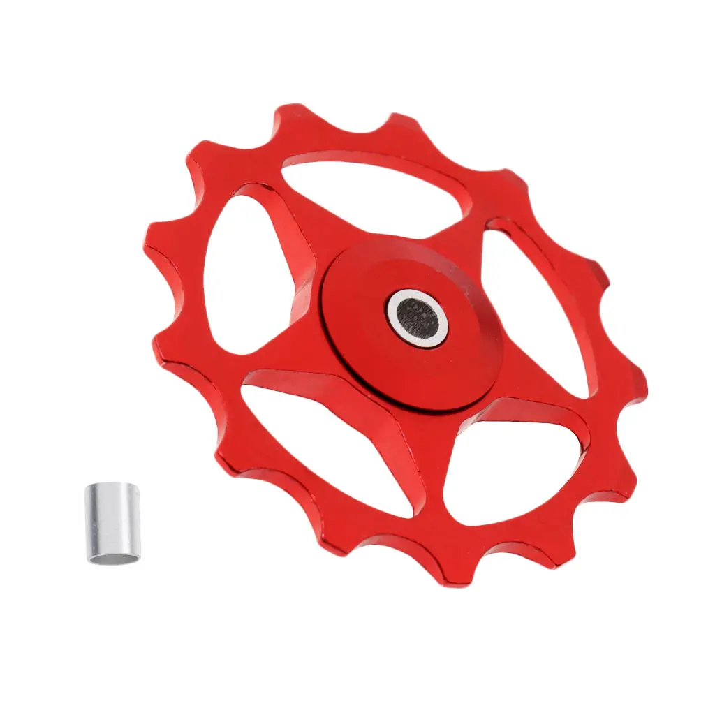 13T Aluminum Alloy MTB Bearing Jockey Wheel Pulley Road Bike Bicycle Cycling Rear Derailleur Roller Idler Guide Roller 13T Aluminum Alloy MTB Bearing Jockey Wheel Pulley Road Bike Bicycle Cycling Rear Derailleur Roller Idler Guide Roller