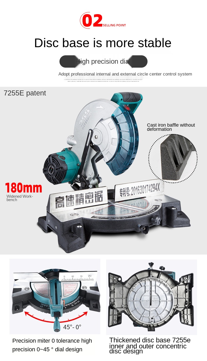 Title 4, 1800W Circular Saw 10 inch Electric Cutting Mac...