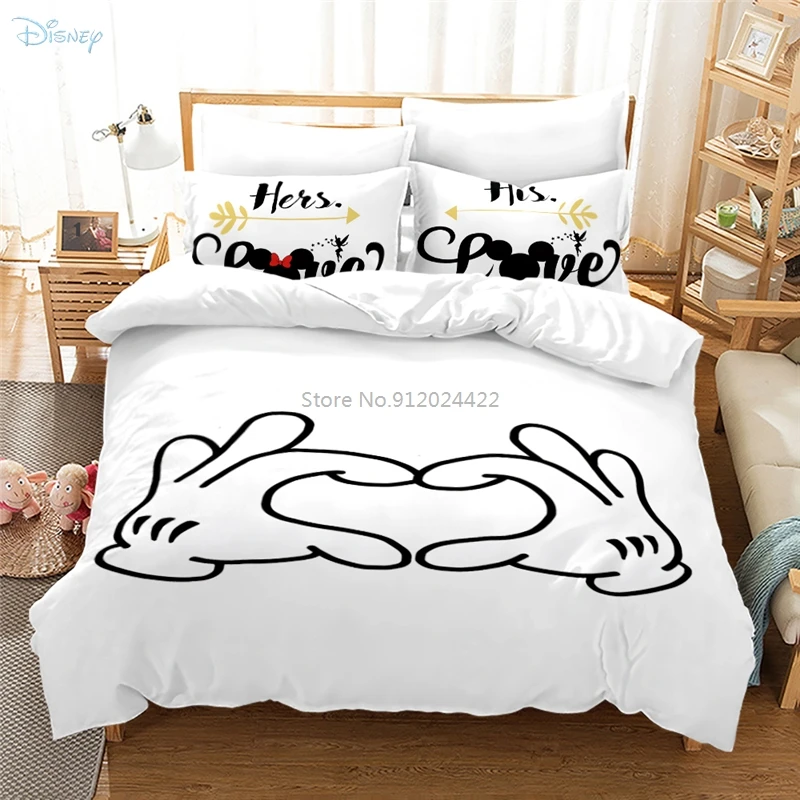 algodón, funda nórdica de 140 x 200 cm y funda de almohada de 70 x 90 cm Halantex Mickey Mouse Juego de cama 